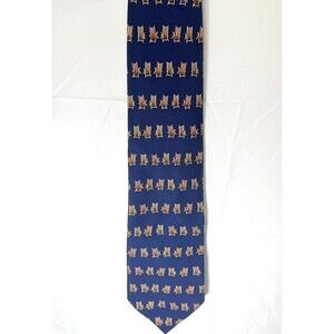 Tommy Bahama Off Island Silk Tie Navy Blue Beach Chair Novelty Tropical Summer
